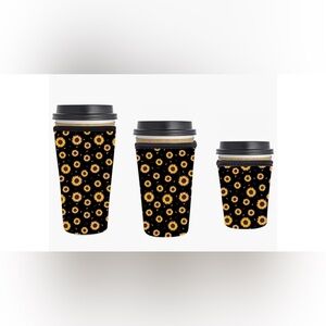 Reusable Cup Sleeve(s) sunflower print